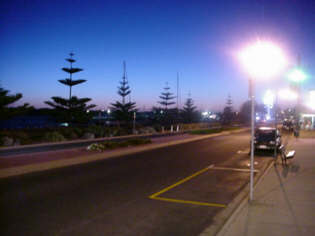 Downtown Lakes Entrance at Night