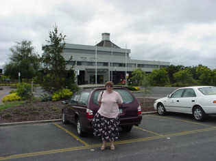 Monash University In the background